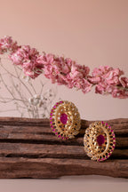 Surkh Studs Red