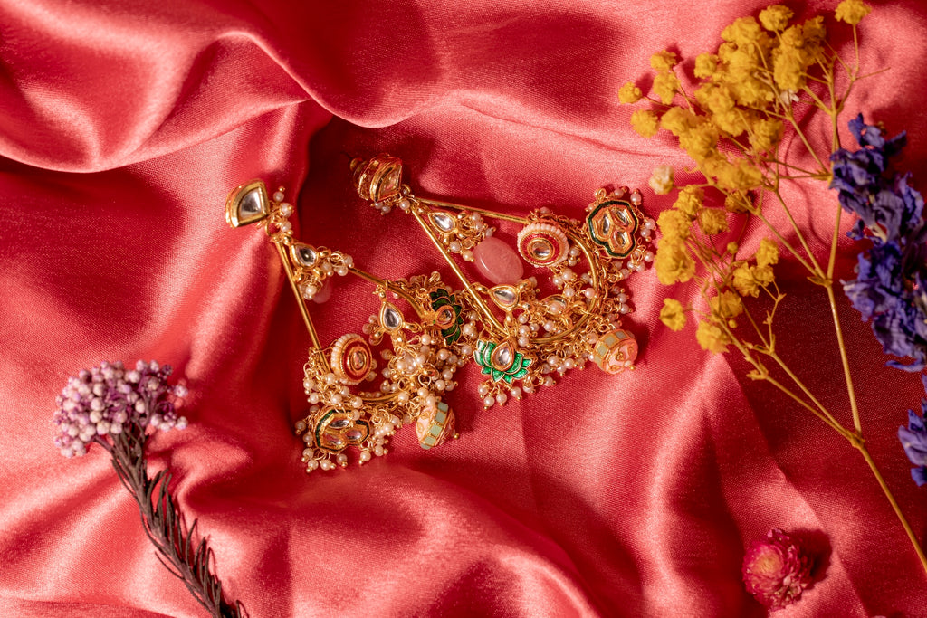 Floral Chandbali