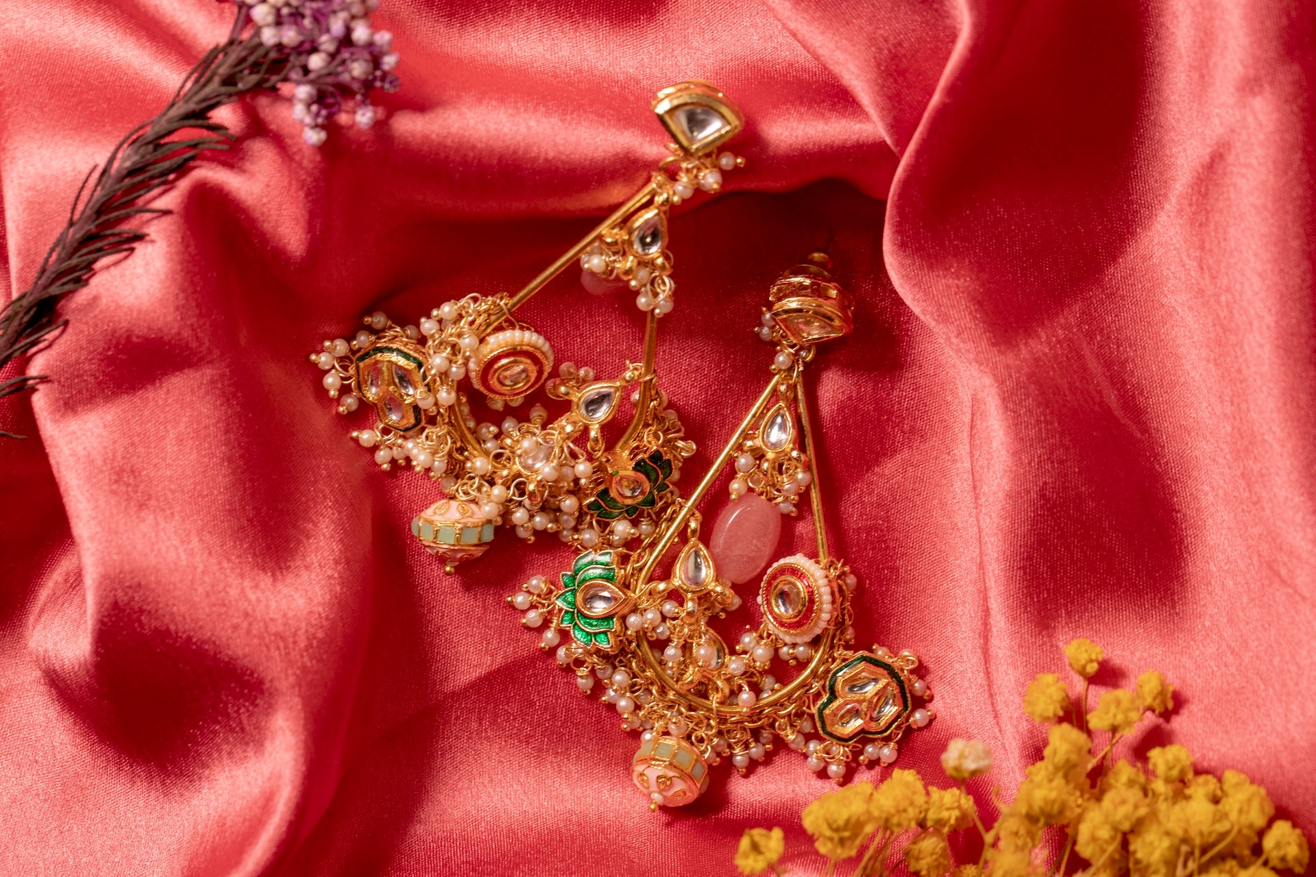 Floral Chandbali