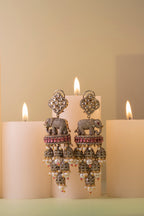 Elephant Chandelier Red