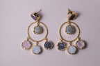Charm Earrings Purple