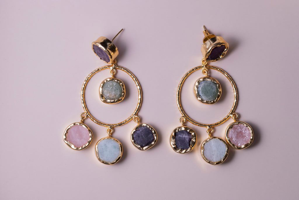 Charm Earrings Green